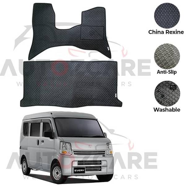 Suzuki Every China Rexine Floor Mat 2PCS - Model 2024-2025