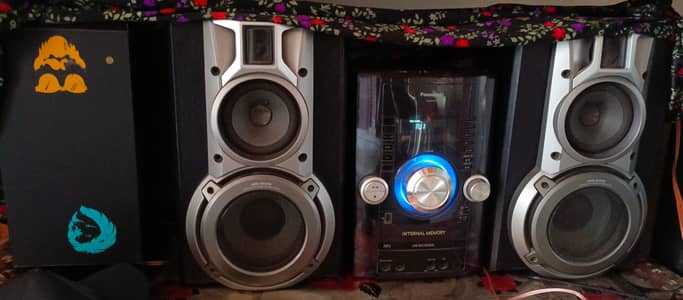 panasonic orignal 2 way speakers basser and emplifire great bass