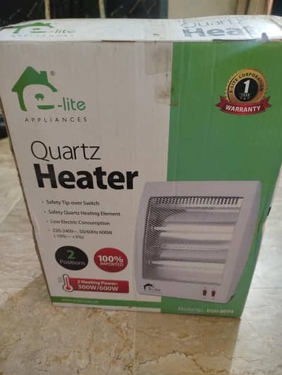 2 electric heater with box & unused condition