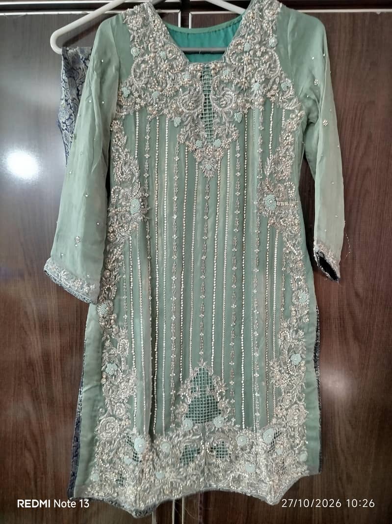 wedding wear 3 piece dress 2