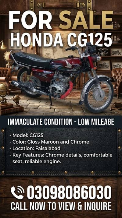 Honda 125 Sale Urgent
