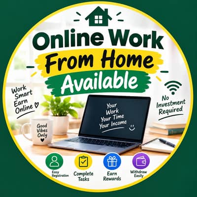 Online Work From Home Available | Earn Online