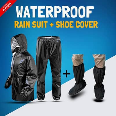 Rain suit with shoe cover