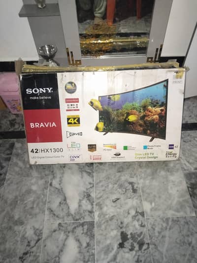 42"LCD for sale original Sony Bravia new condition with complete box