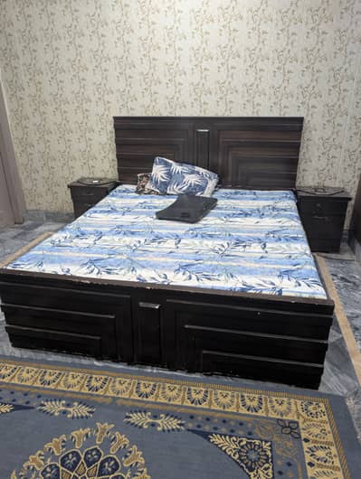 double side BED without mattress