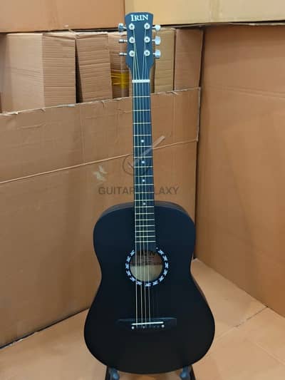 Guitars /Acoustic Guitar /student /Truss Rod /Shine / black mate all