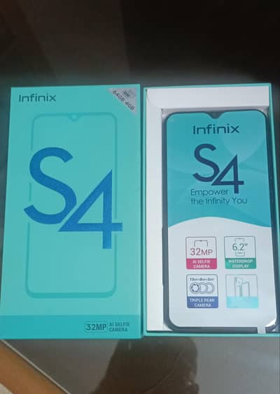 Infinix S4 (brand new complete box accessories)