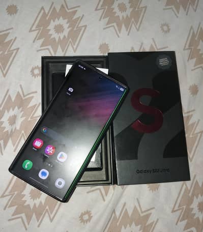 Samsung Mobile S22 Ultra official PTA. with box