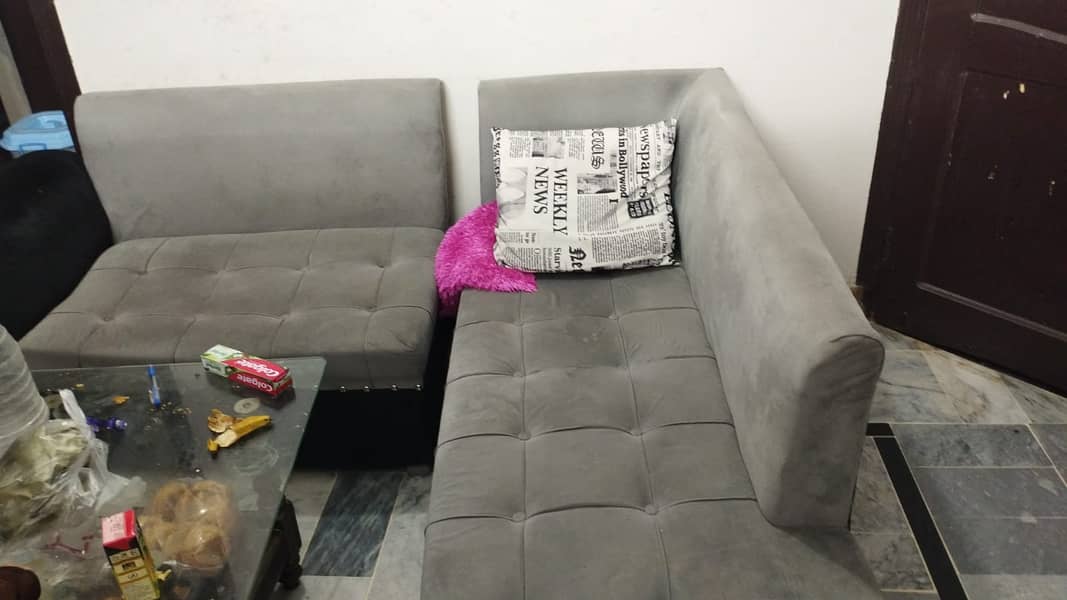 L Shape 5 seater sofa set 0