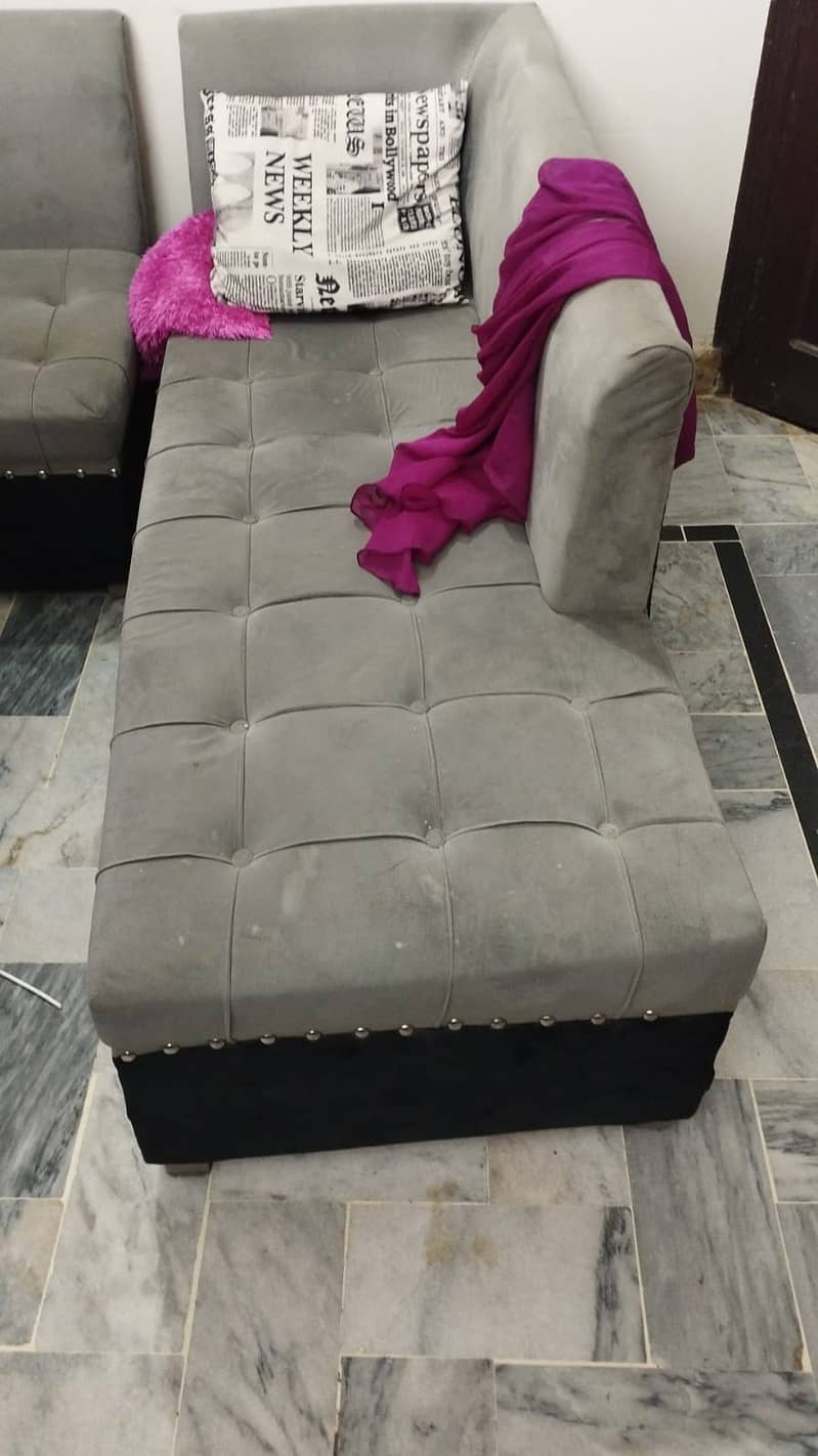 L Shape 5 seater sofa set 3
