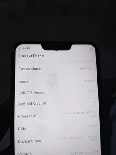 OPPO A5 4 gb 32 gb  03083698995 what's up rabta krain