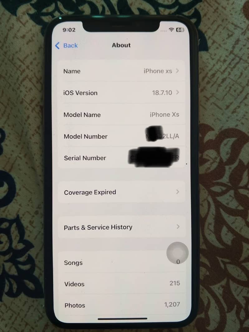 Apple iPhone XS 7
