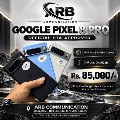 Google Pixel 8 Pro - 12GB - 128GB - Official Pta Approved