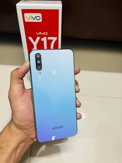 Vivo Y17 8/256gb with box charger pta approved