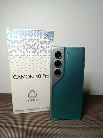 Tecno CAMON 40 Pro 8+8/256GB with Complete Box