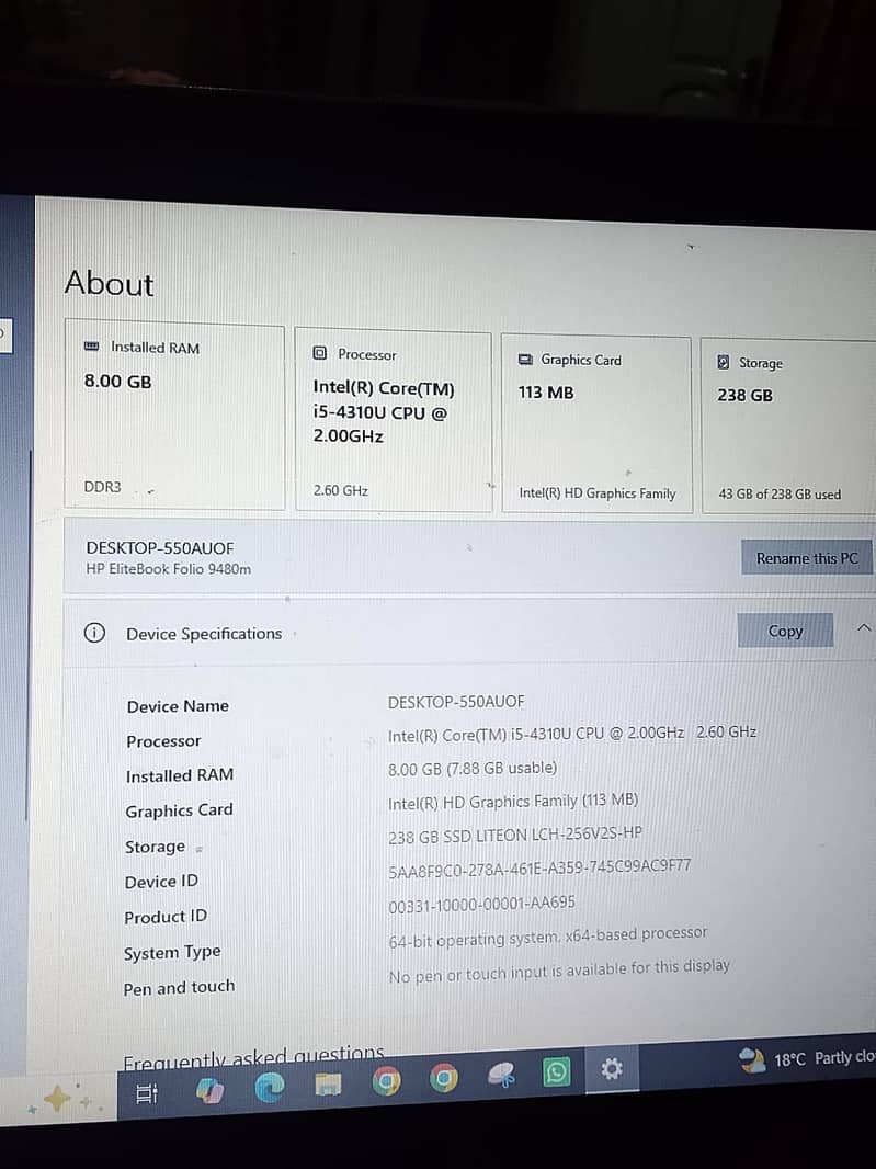 Hp corei5 3