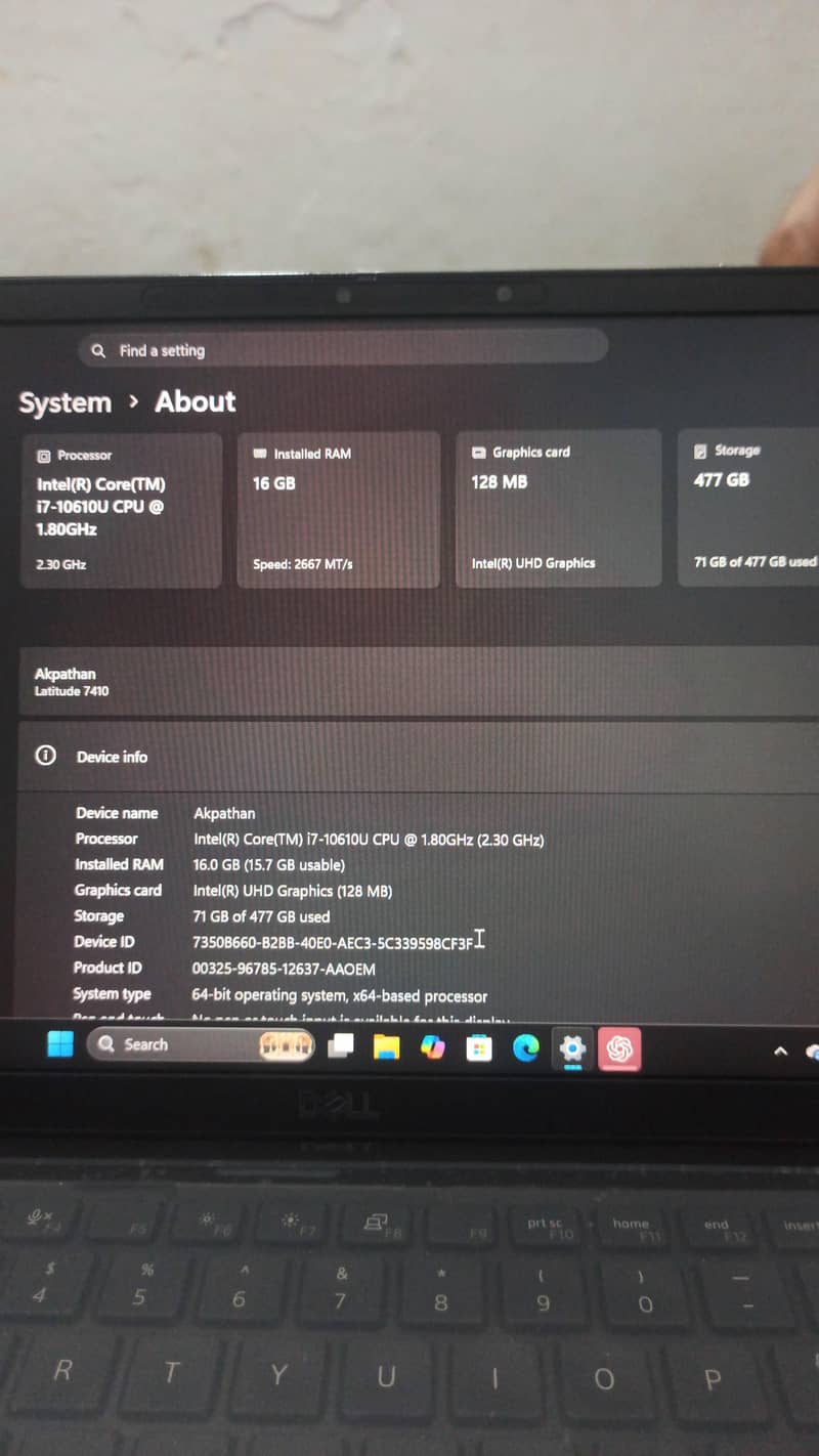 Dell laptop 0