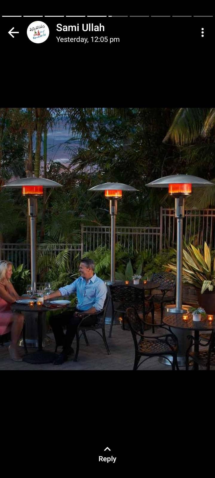 OUTDOOR PATIO HEATER AUTO GAS LPG NG LONCH HEATER HOTAL / 03114083583 ...
