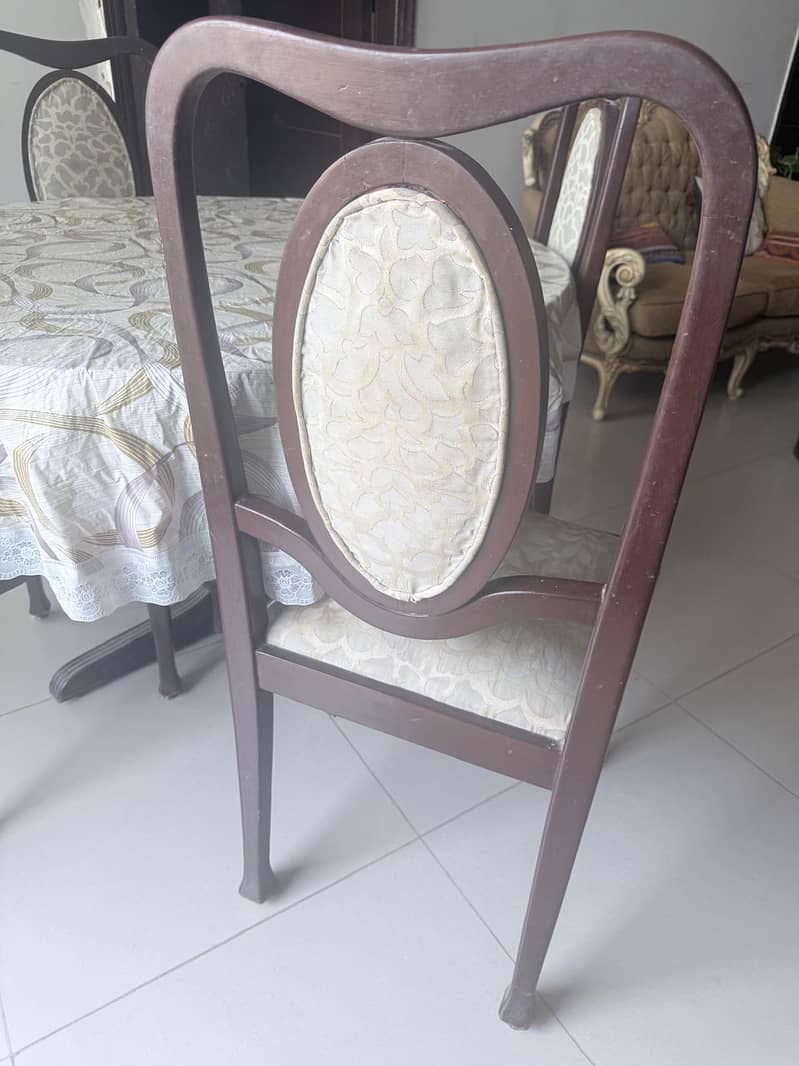 Round Wooden Dining Table Set 5