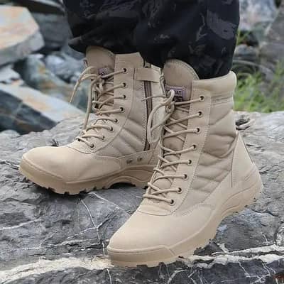 1x Knee High Boots Synthetic Leather
