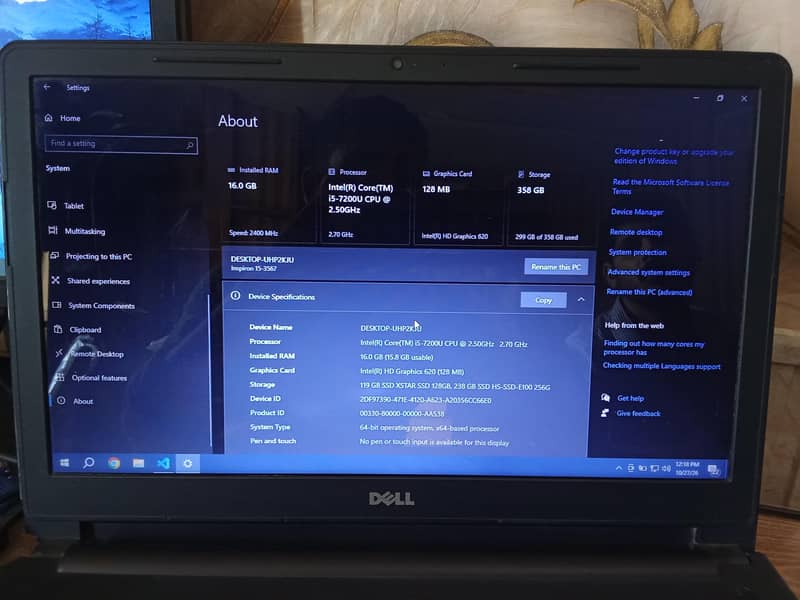Dell i5 7 generation 5