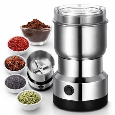 Mini Electric Grinder for Coffee Beans, Spices and Masalas
