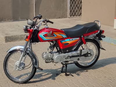 Honda CD 70 2026 Model - Brand New Condition - Total Genuine