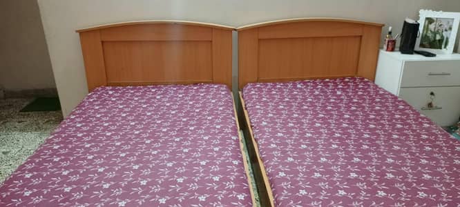 3.5 FEET EACH SINGLE BEDS 10K EACH WITH MATTRESS