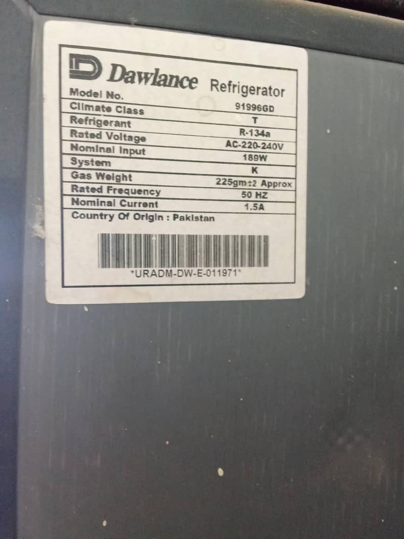 Dawlance refrigerator 5