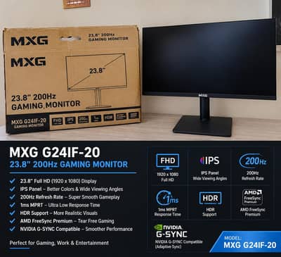 MXG G24IF-20 Gaming Monitor 200hz