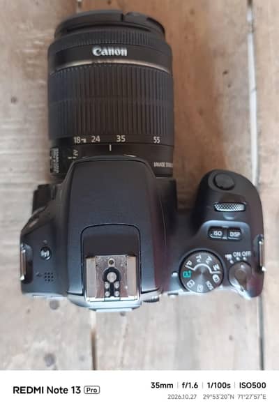Canon EOS 200D DSLR Camera + 2 Lenses