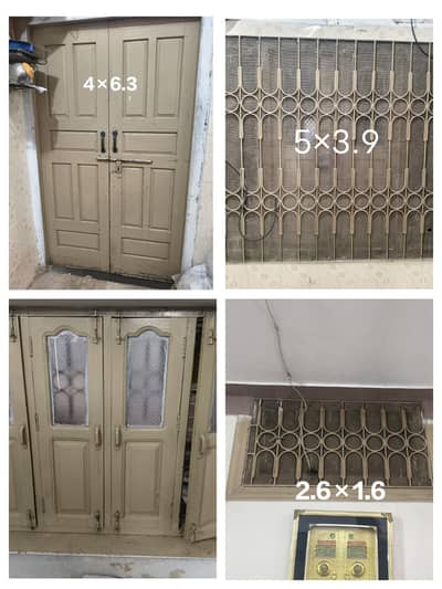 wood Door Window