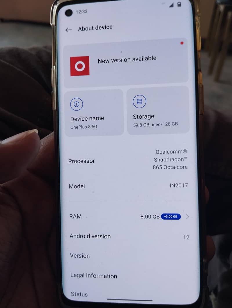 One Plus 8 5g approved 3