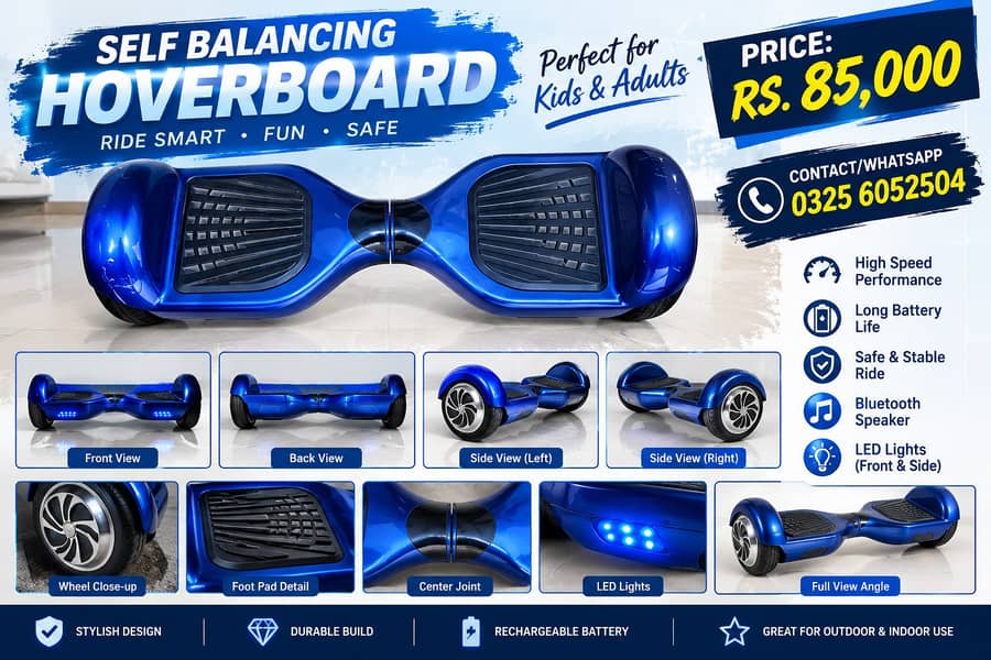 Hoverboard | Self Balancing Scooter | Hover Board 0