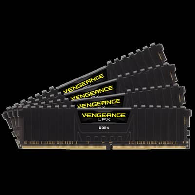 CORSAIR VENGEANCE LPX 128GB (4 x 32GB) DDR4 DRAM 3200MHz BLACK