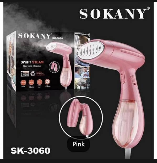 T  Original Sokany Handy Garment Steamer