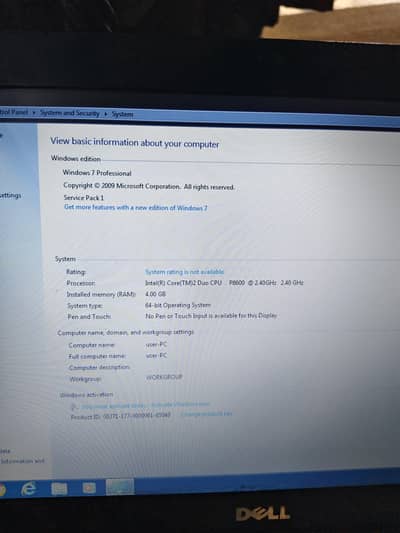 Dell laptop pc