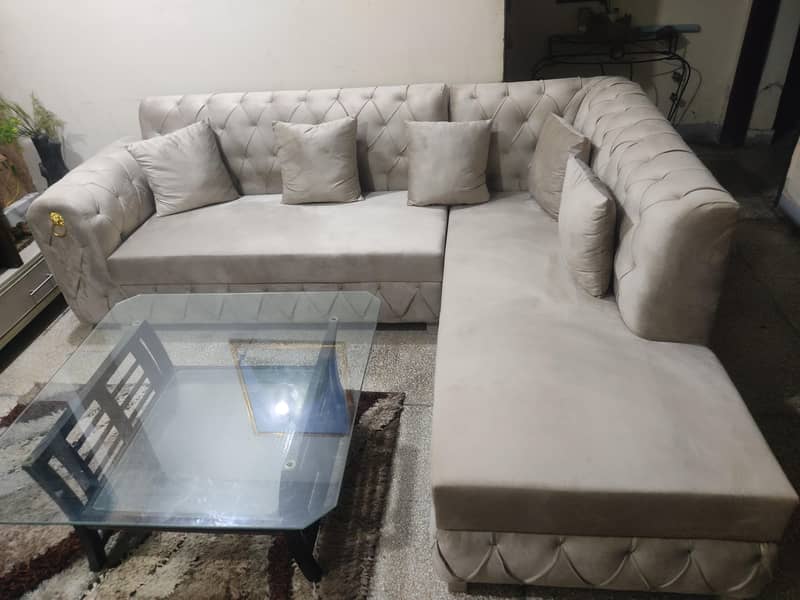 L shape sofa 1