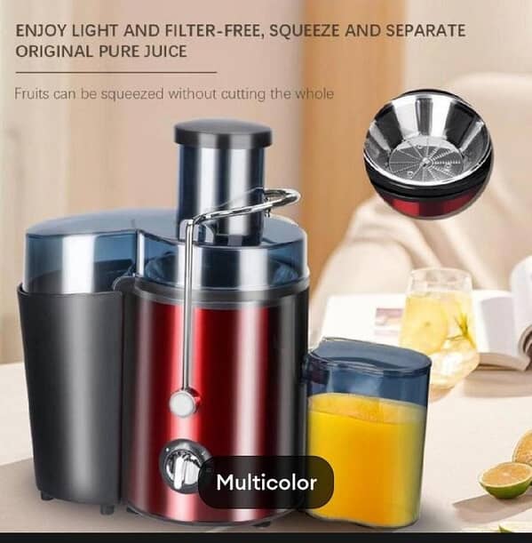 T  ELECTRIC JUICER SF5507JB 600 WATTS COPPER MOTOR