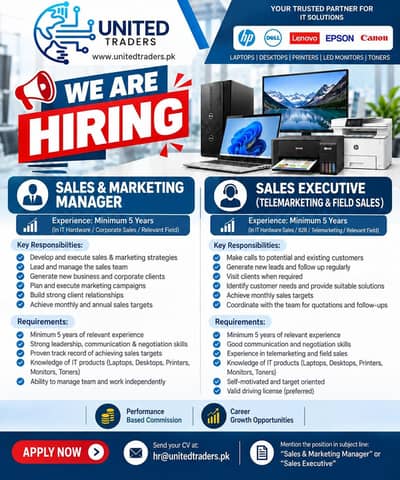 Sales & Marketing Manager
