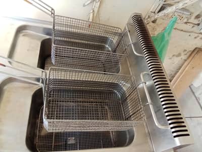 SS counter and fryer