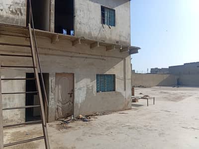 1 Acre Boundary Wall Warehouse for Rent on Main Hub River Road 23,000 Sq Ft Covered
