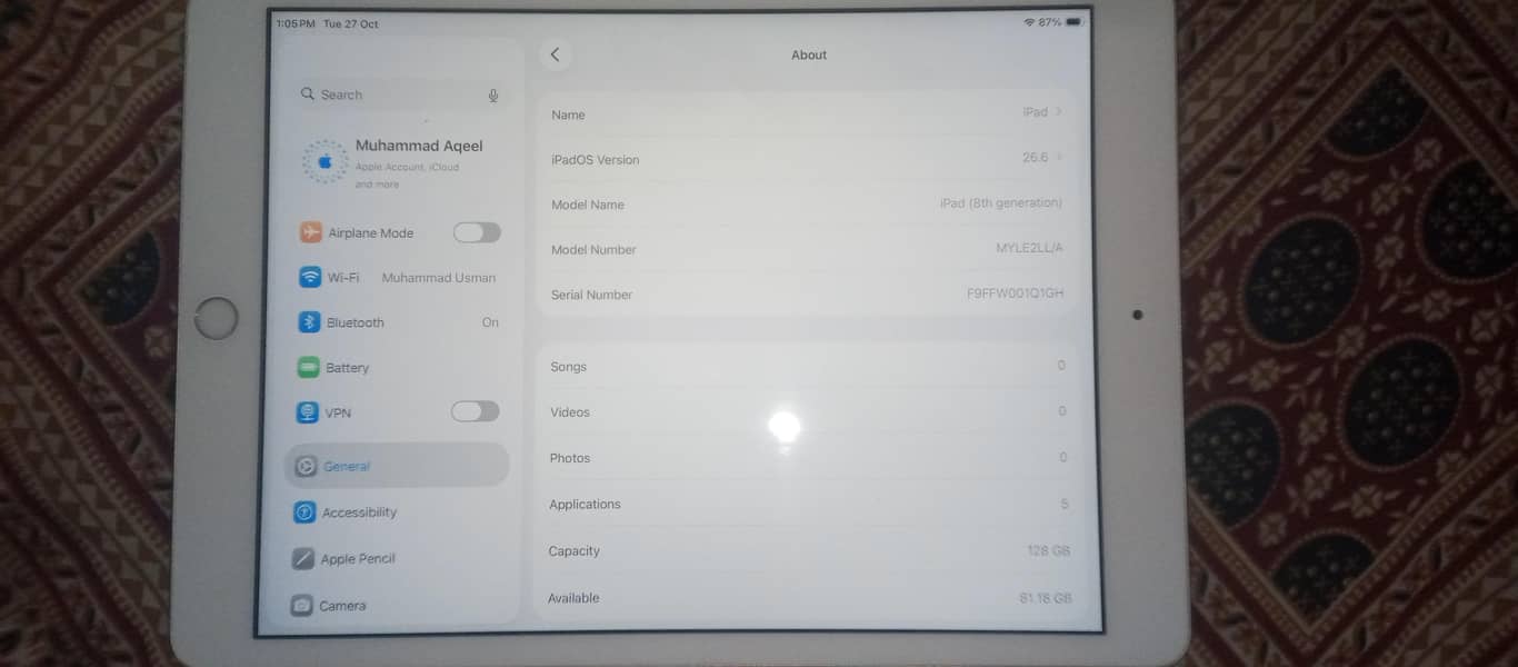 iPad 8th Generation 128 Gb 1