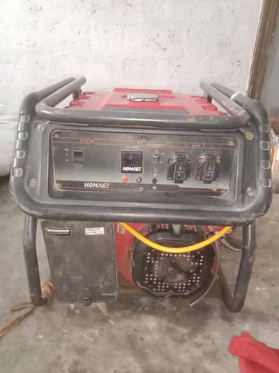 HOMAGE GENRATOR 6.5 KVA . OLL OKAY ENGINE & WINDING.