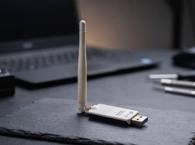 TP-Link High-Gain USB Wi-Fi Adapter for Desktop PC & Laptop (150 Mbps)