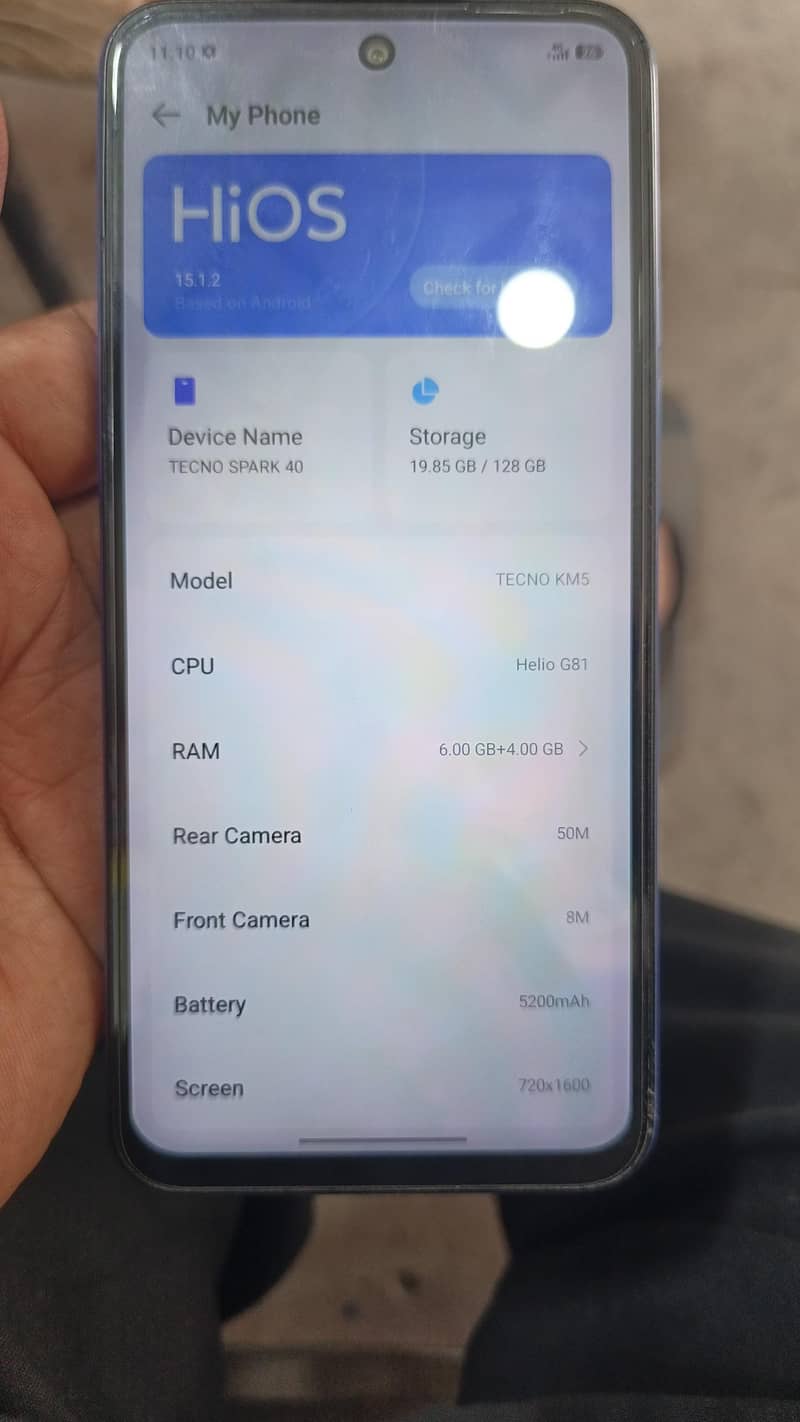 Tecno Spark 40 0
