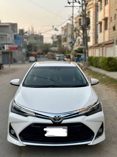 Toyota Altis Grande 2026 black interior