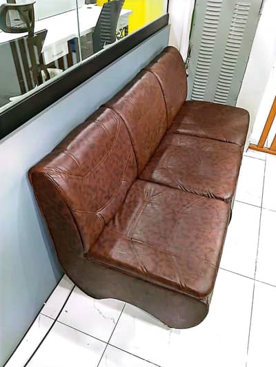 Leather Sofa, Office Sofa, Waiting Area Sofa