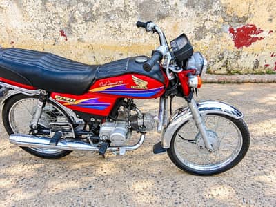 Honda CD 70 2008 model tanky tapay geniune engine behtreen