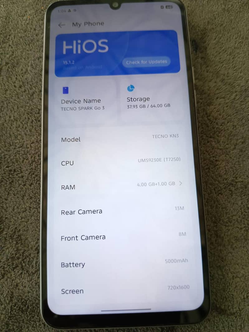 Tecno Mobile GO 3 3